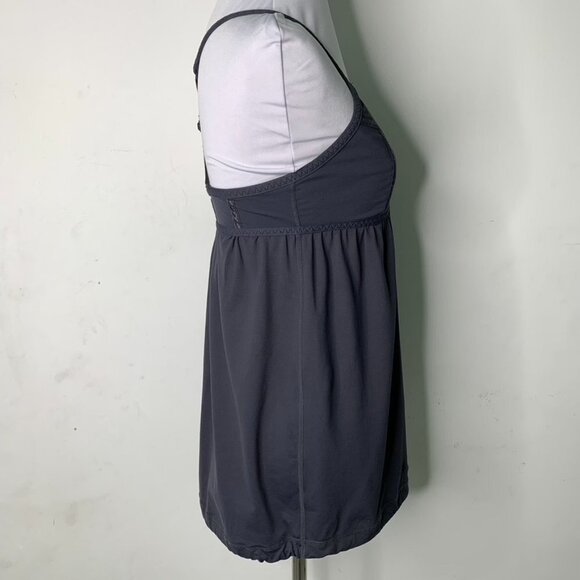 Lululemon Women's Gray Crossed Back Tank Top Size 4 - Picture 8 of 16